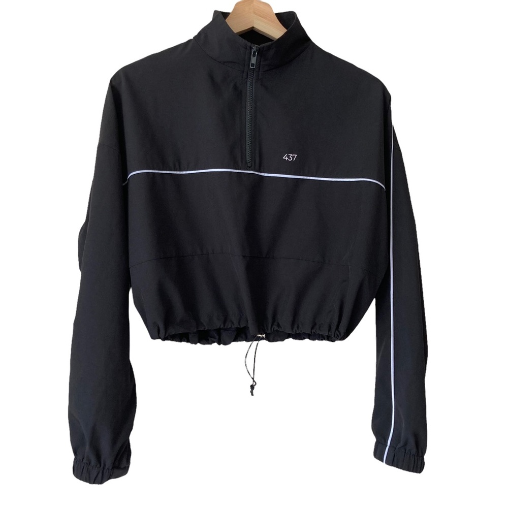 437 Women's Black Bomber Jacket